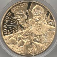 (2003) Монета Восточно-Карибские штаты 2003 год 2 доллара "Эдуард III"  Позолота Медь-Никель  PROOF